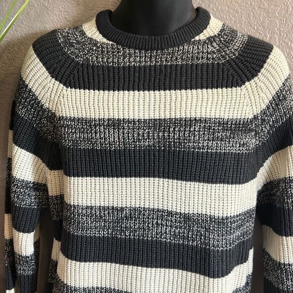 RB7 Wrangler men’s crewneck striped woven sweater size extra large - Picture 2 of 11